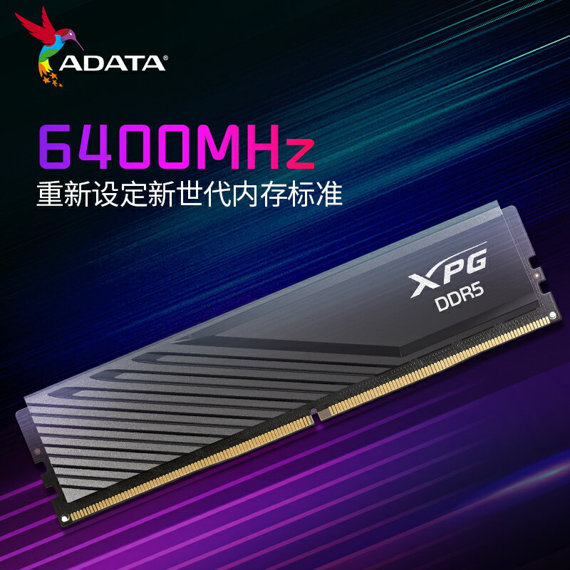威剛XPG威龍D300記憶體內存條6000/6400 16G/32G電腦DDR5馬甲海力士Mdie