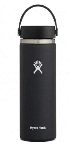 【【蘋果戶外】】Hydro Flask【寬口/591ml】20oz 591ml 時尚黑 美國不鏽鋼保溫保冰瓶 保冷保溫瓶 不含雙酚A