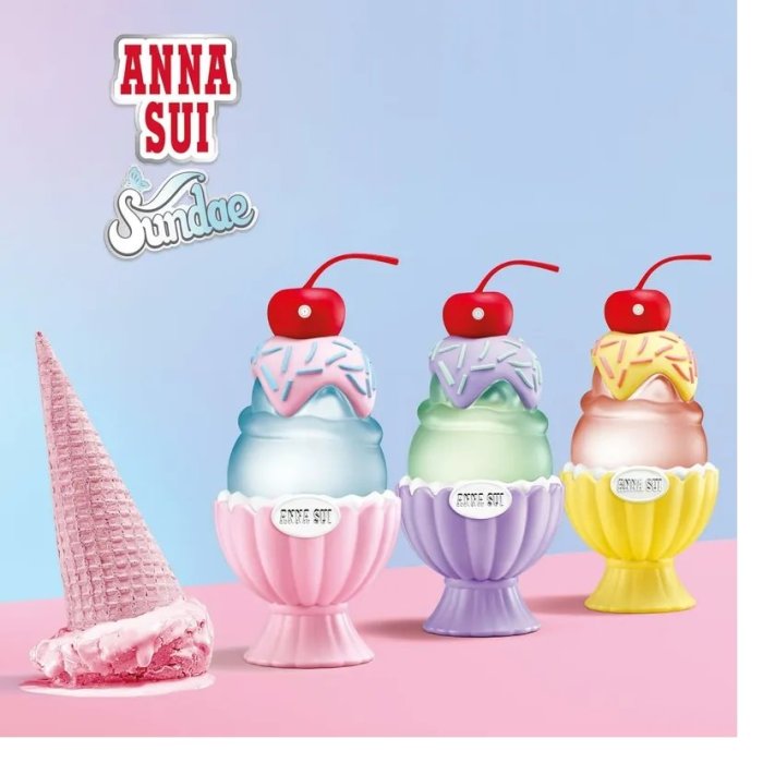 【名美香氛】ANNA SUI SUNDAE 安娜蘇 果漾聖代淡香水-粉紅柚惑/樂夏百香/戀愛紫檸
