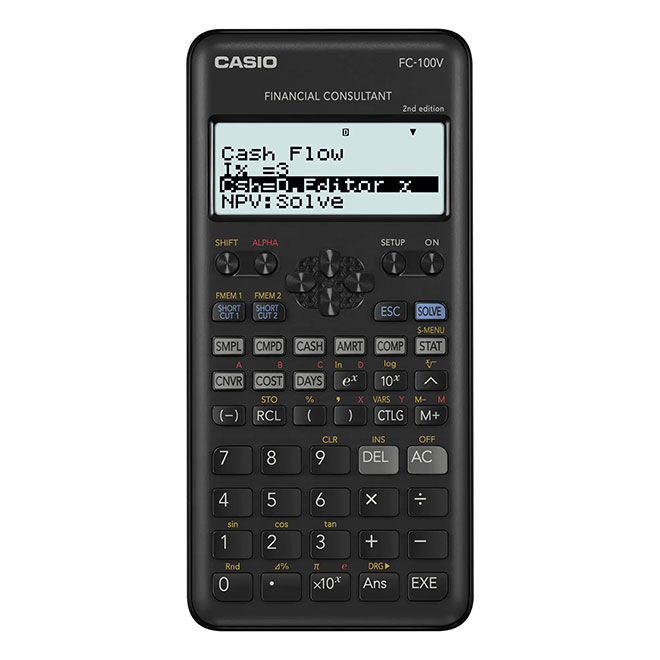 CASIO 財稅型 工程 計算機 /台 FC-100V