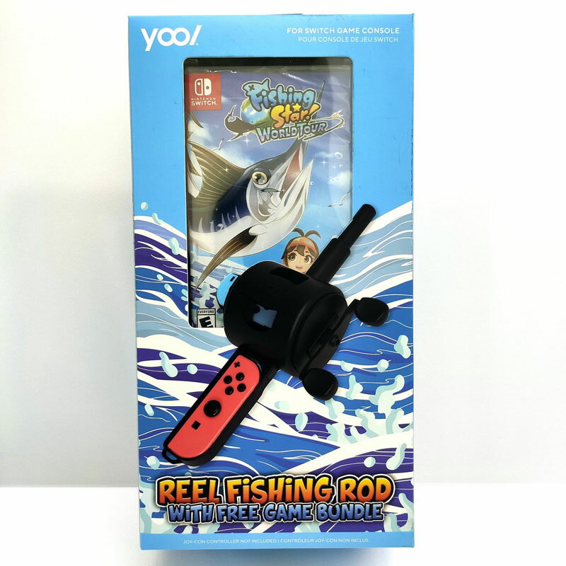 任天堂 Switch NS 釣魚明星 世界巡迴賽 釣竿同捆組 中文版(遊戲+釣竿)