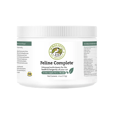 【Wholistic Pet Organics 護你姿】綜合維生素 全齡貓 寵物保健 幫助成長 健康發育 維持活力_4oz