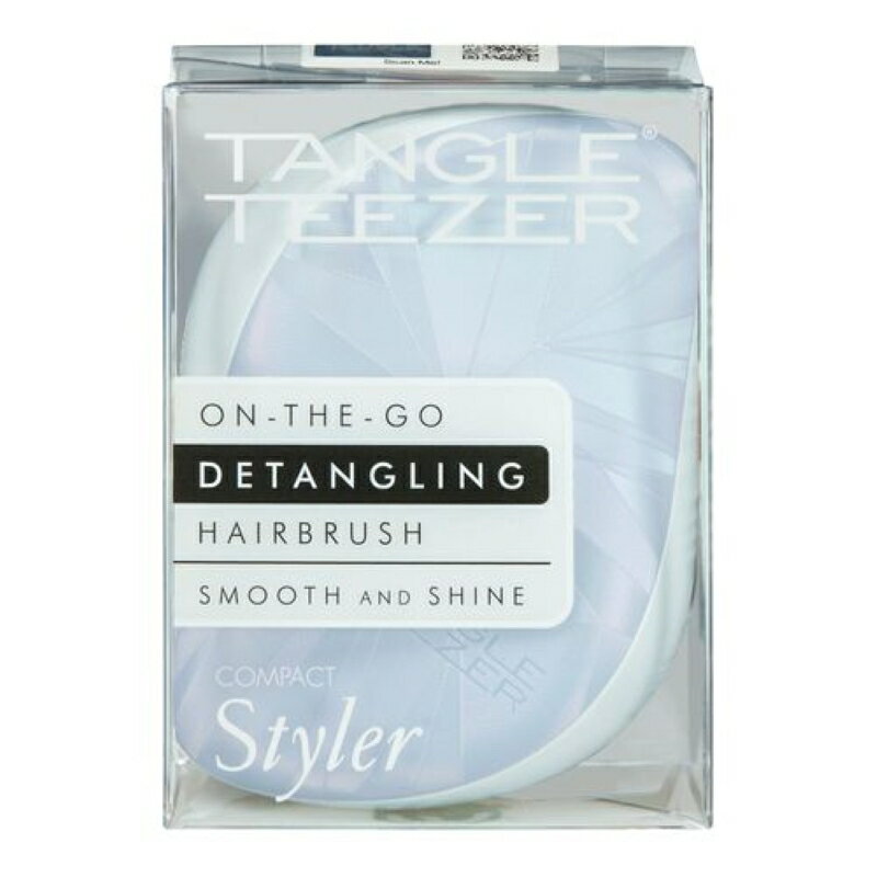 英國 Tangle Teezer 攜帶梳-水晶藍(有蓋) 攜帶型魔髮梳 順髮梳 打結 毛躁 旅行＊夏日微風＊