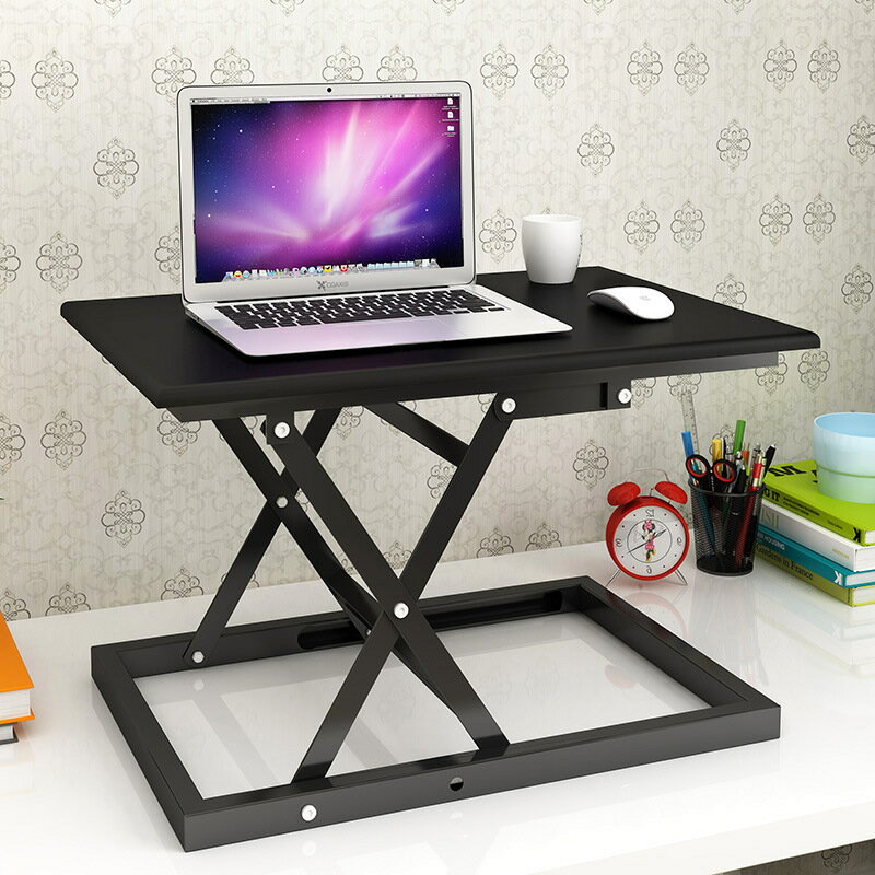 APP下單享點數9% 簡約現代站立筆記本折疊桌家用臺式辦公桌簡易可升降站立式電腦桌