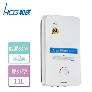 【HCG 和成】11L 屋外型熱水器-GH1113-LPG-RF式-北北基含基本安裝