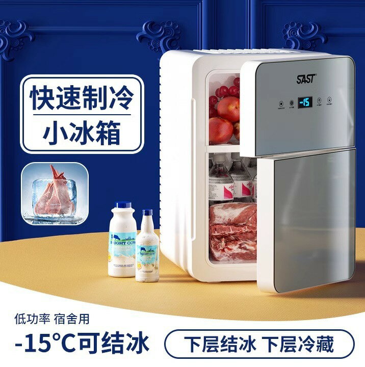 SAST家用迷你冰箱冷凍冷藏出租房宿舍辦公室母乳小型車載冰櫃工廠【宜家良品百貨】