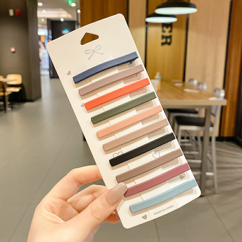 髮夾 邊夾 抓夾 碎髮夾女邊夾髮卡側邊頭髮卡子2023新款前額瀏海一字夾小夾子頭飾『ZW6512』