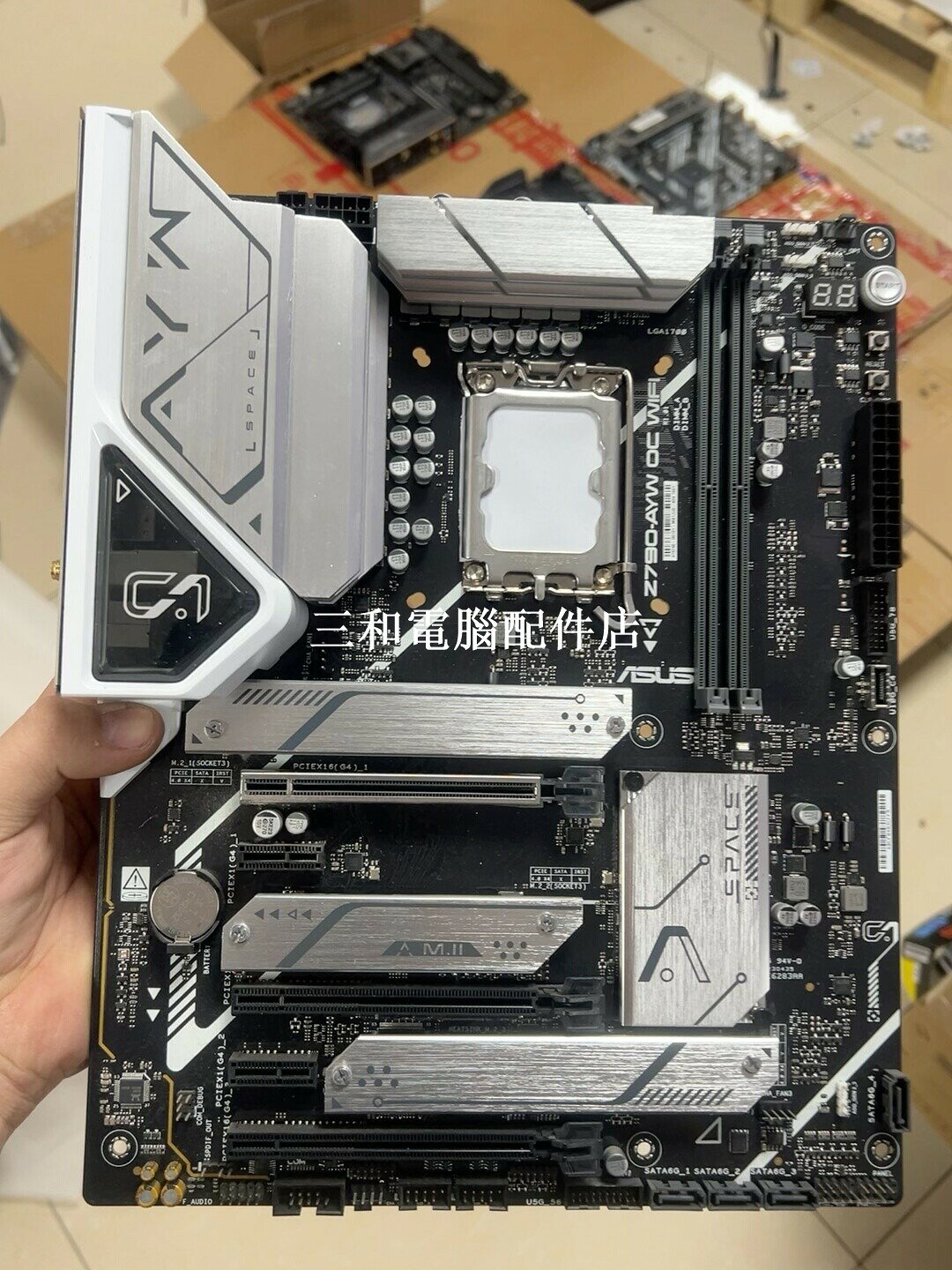 華碩 Z790-AYW OC WIFI 主機板 實拍 所見即所得 快速發貨 官方質保 店保延續