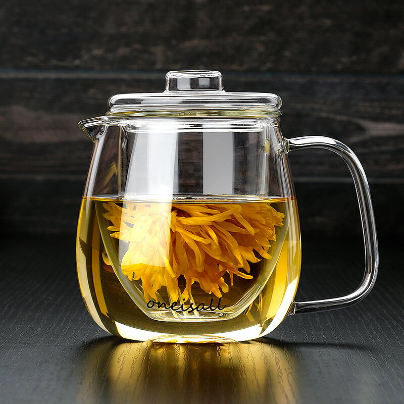 泡茶壺玻璃家用茶水分離煮茶過濾加厚耐高溫單燒水壺透明功夫茶具