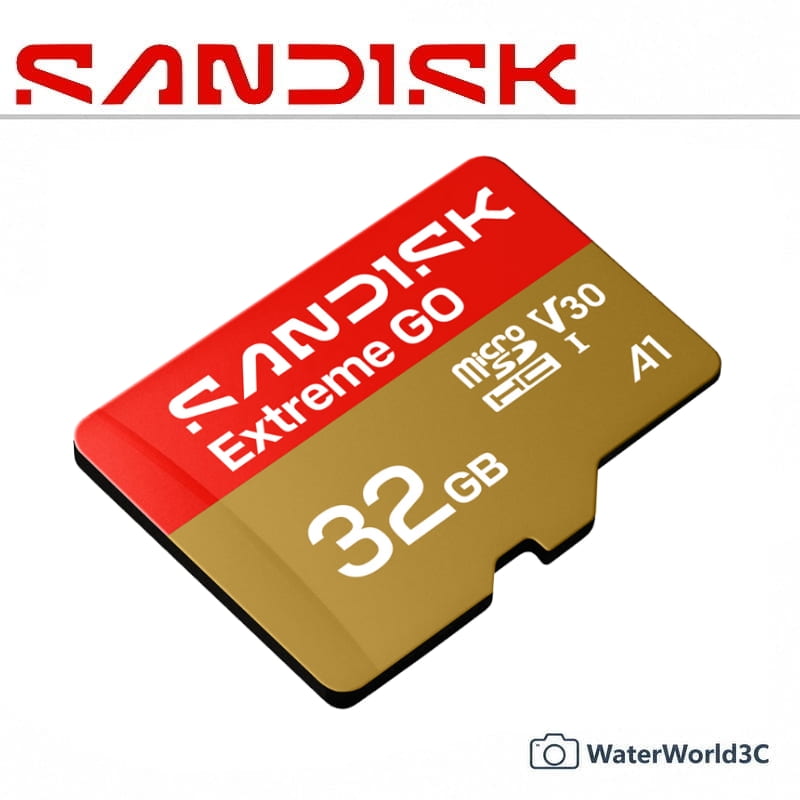 【中壢NOVA-水世界】SanDisk Extreme GO Micro SDHC 32G【讀取100 寫入60】V30
