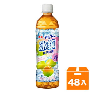 泰山 冰鎮梅子綠茶 535ml(24入)x2箱【康鄰超市】