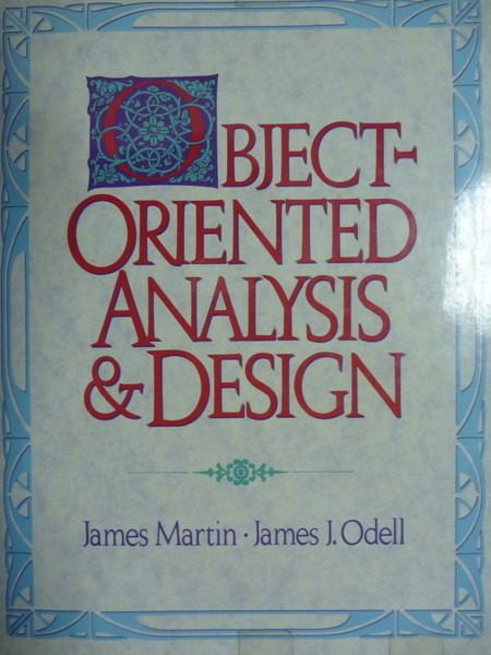 【書寶二手書T7／大學商學_PFJ】Object-Oriented Analysis & Design_Martin