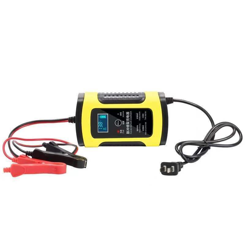 摩托車電瓶12v通用充電器 汽車蓄電池電瓶充電器12v24v智慧大功率【Snowbelle優選】