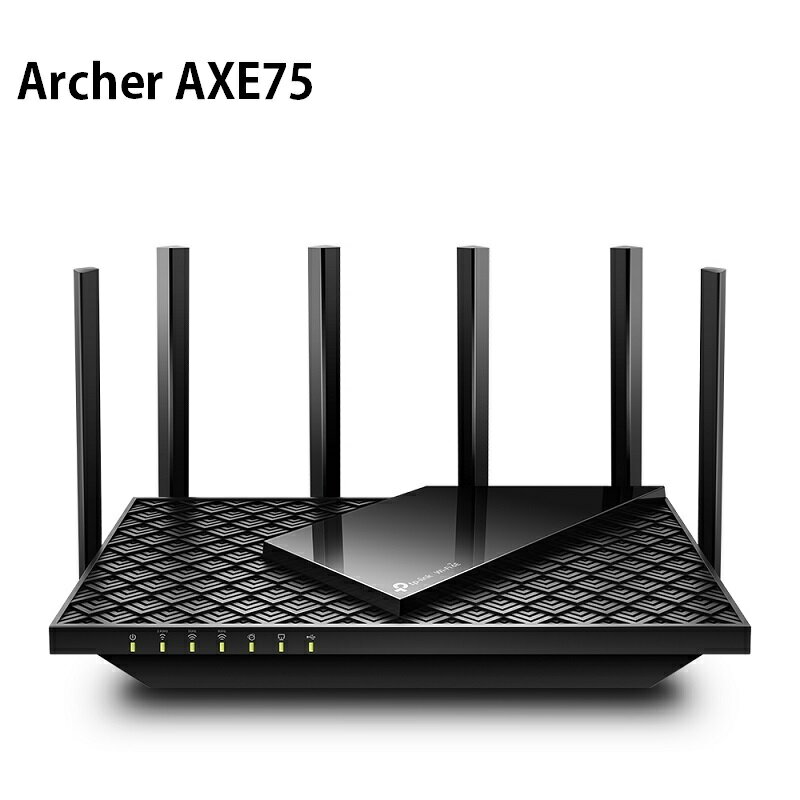 【享最高折300】TP-Link Archer AXE75 AXE5400 三頻 Wi-Fi 6E 路由器