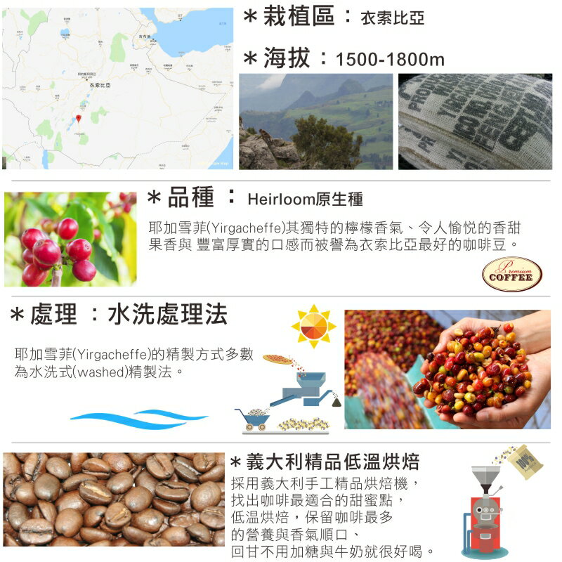伊索匹亞 耶加雪夫濾掛咖啡 Ethiopia Yirgachefee | DALLYN世界嚴選莊園★滿299元超取免運 , 滿1500元店家宅配免運★ 5