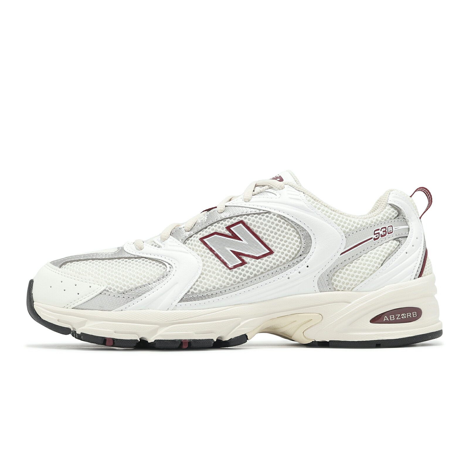New Balance NB 休閒鞋 530 男鞋 女鞋 米白 酒紅 復古 網布 緩衝 情侶鞋 NB MR530SZ-D
