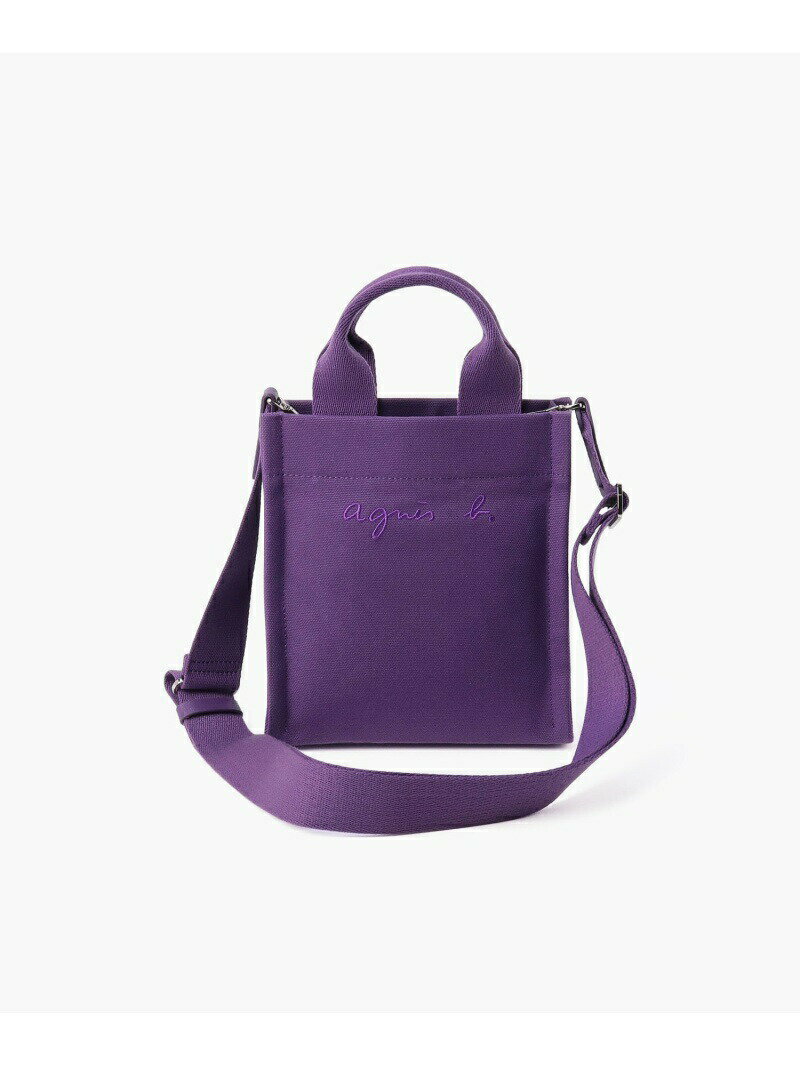 TAS11-03 2way手提袋 agnes b. VOYAGE 手提袋 紫色