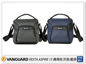 Vanguard VESTA ASPIRE15 肩背包 相機包 攝影包 背包 灰色/藍色(15,公司貨)【跨店APP下單最高20%點數回饋】