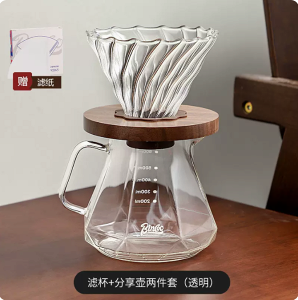 手沖咖啡壺 玻璃分享壺過濾盃咖啡器具套裝家用沖泡過濾壺