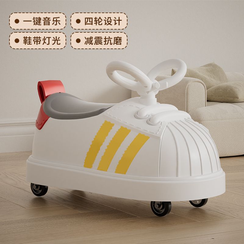 免運速發 開發票 耐克花生車扭扭車1一3歲兒童溜溜嬰兒寶寶周歲禮物玩具妞妞防側翻