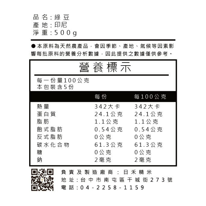 【咕榖】 日禾嚴選 屏東紅豆/印尼綠豆 毛綠豆 五穀雜糧 穀物 豆類 紅豆湯 綠豆湯 綠豆薏仁湯 2