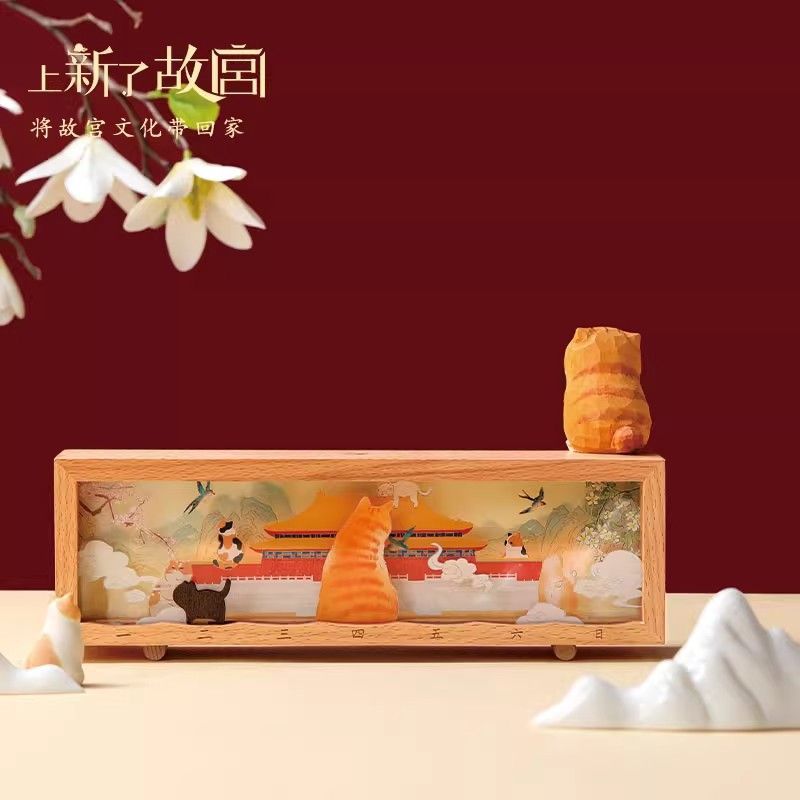 限時下殺！免運 小夜燈 床頭燈 拍拍燈 照明燈 生日禮物 禮品 交換禮物 上新了故宮紫禁城拍拍燈桌面小夜燈擺件教師節生日喬遷禮物送女友 八折下殺 可開發票 特價出