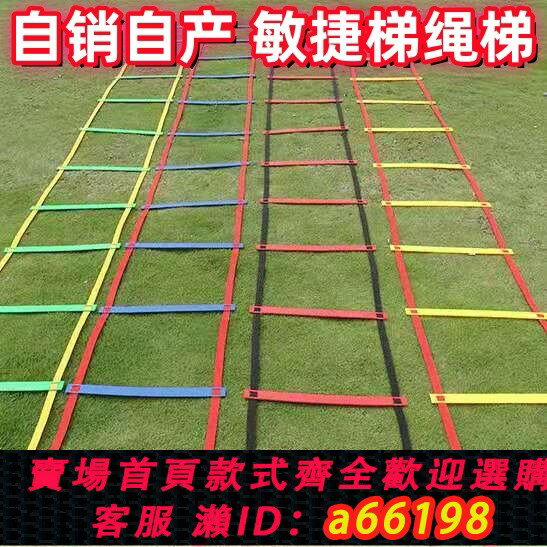 【臺灣公司 可開發票】敏捷梯籃球訓練跳格梯幼兒步伐訓練梯兒童速度梯足球訓練器材繩梯