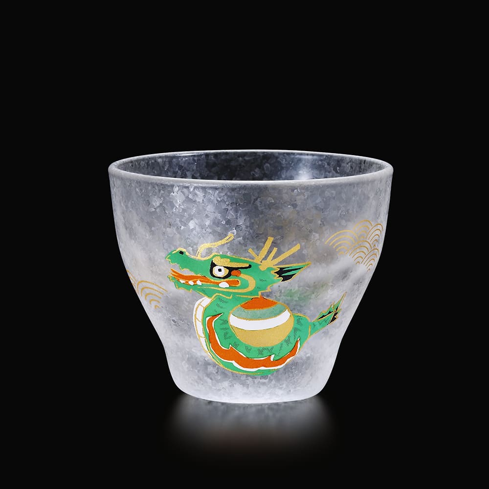 ADERIA 清酒杯(龍)90ml/1入  玻璃杯 小酒杯 清酒杯
