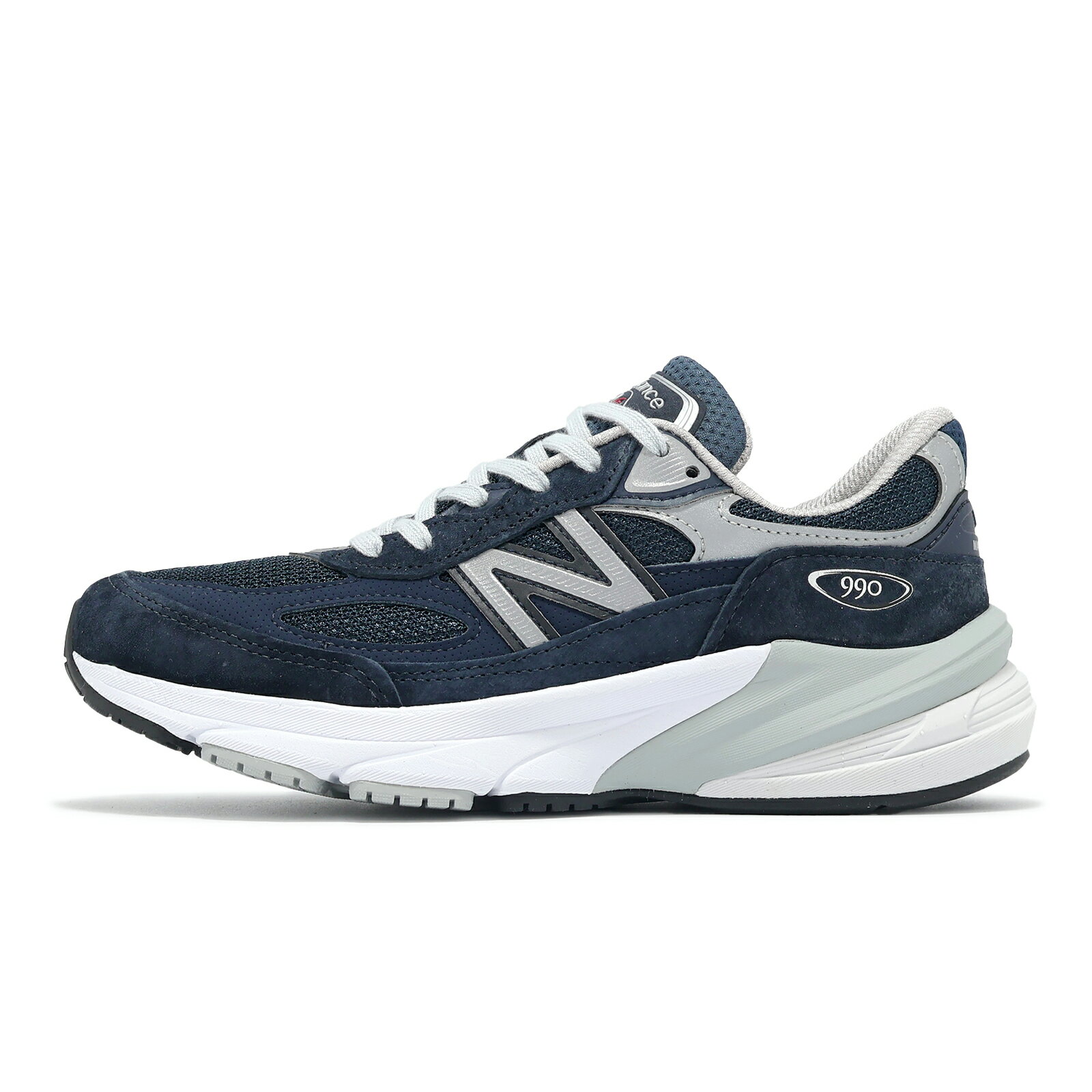 New Balance NB 休閒鞋 990 V6 女鞋 美製 海軍藍 灰 復古 經典 NB