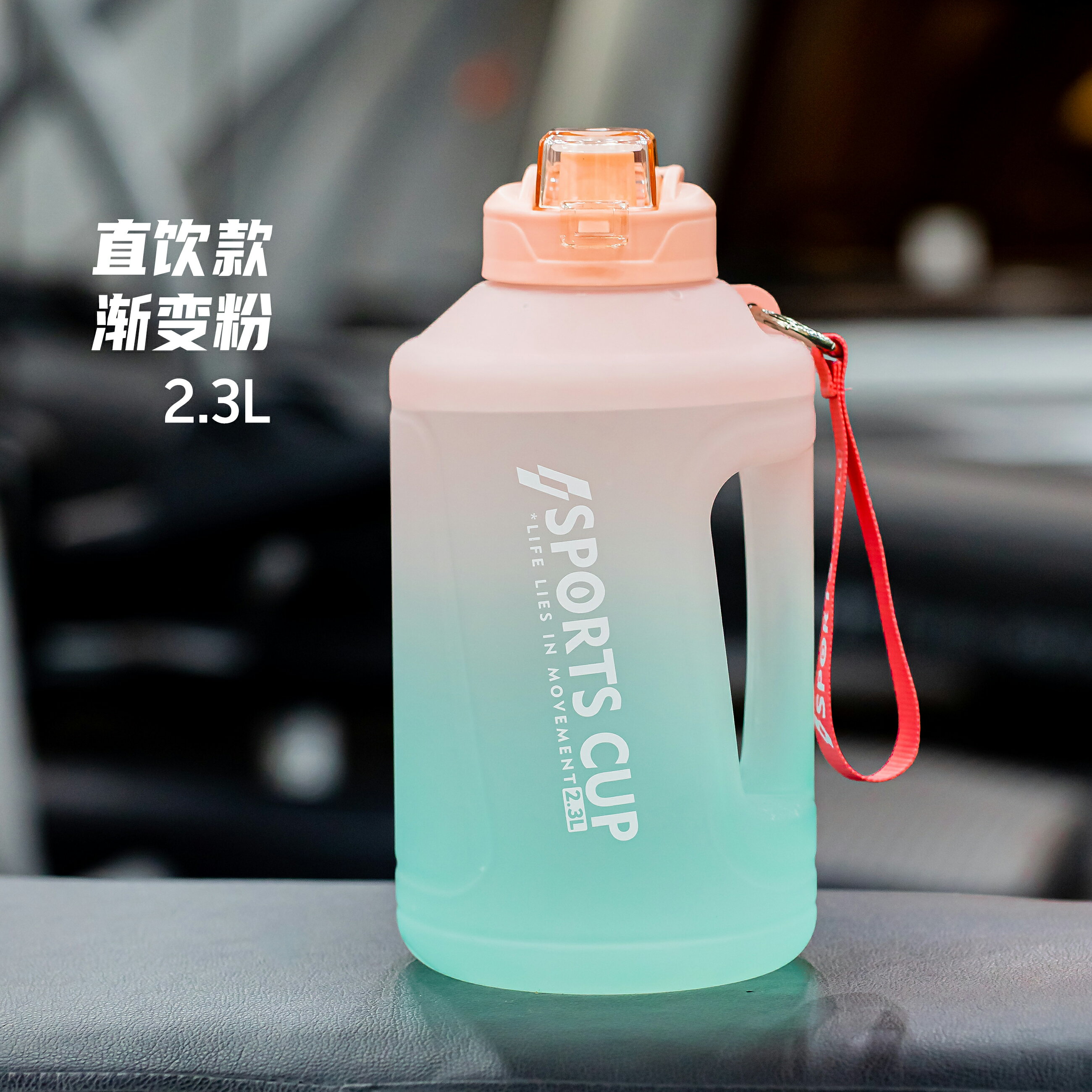 噸噸桶/運動水杯 超大容量水杯子男健身運動水壺瓶便攜耐高溫噸桶噸墩墩頓頓帶吸管【HZ70889】