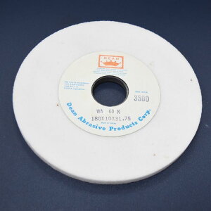平面研磨砂輪 WA180x10x31.75 白石 瓷質砂輪片 白砂輪 磨石【B520-40】 123便利屋