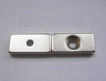 【強力磁鐵長方形單/雙孔】釹鐵硼 磁鐵 磁鉄 磁石 圓柱形 N35 1