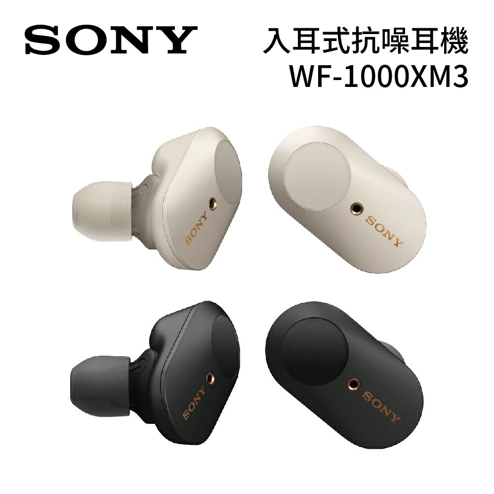 【4月限定】SONY 索尼 入耳式降噪藍芽抗噪耳機 WF-1000XM3