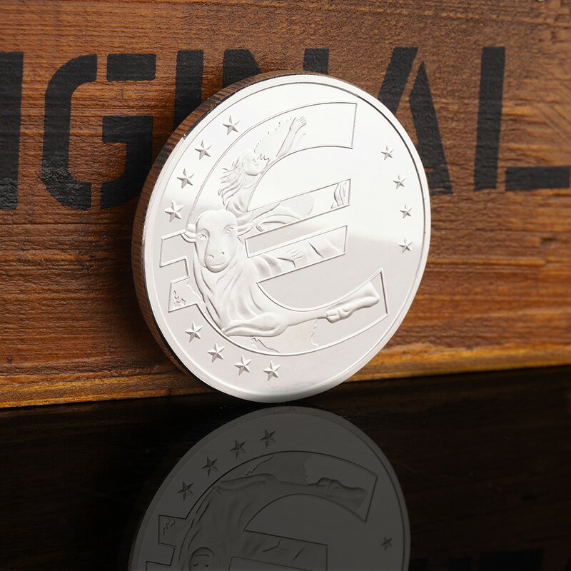 歐盟紀念章 十二國鍍金裝飾工藝品創意禮品時尚雙色裝飾硬幣禮物 7