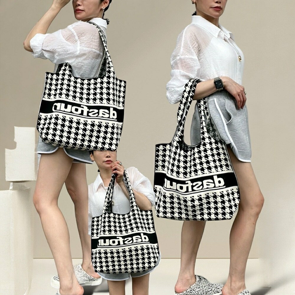 針織背心袋🎀2024最in厚磅針織背心袋🎀肩背包、手提包、購物包、大方包、針織包 8