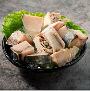 安永鮮凍-澎湖土魠魚頭切塊+尾排切塊(300g/包)