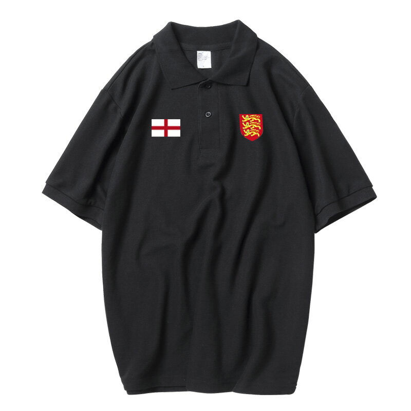 英格蘭England世界盃國家隊服足球運動翻領Polo衫男短袖T恤夏球衣
