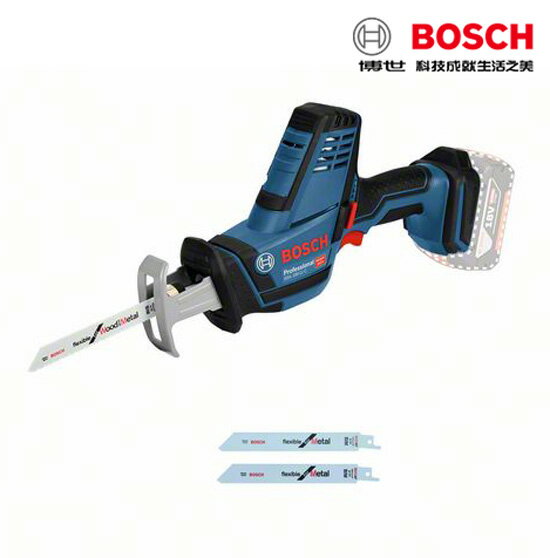 BOSCH博世 附刀片×3 GSA 18V-LI C 鋰電 充電式 手持式軍刀鋸 軍刀鉅 切割機 切斷機