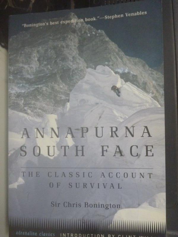 【書寶二手書T9／地理_YCU】Annapurna South Face_Chris Bonington, Clint
