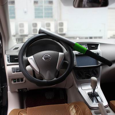 【車用方向盤鎖-棒球鎖-總長59cm-1套/組】防盜鎖車頭鎖防身用品通用車把鎖-527008