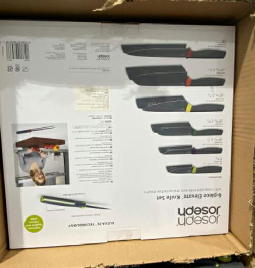 [COSCO代購5] C131049 JOSEPH JOSEPH 不沾桌刀具6件組附刀套
