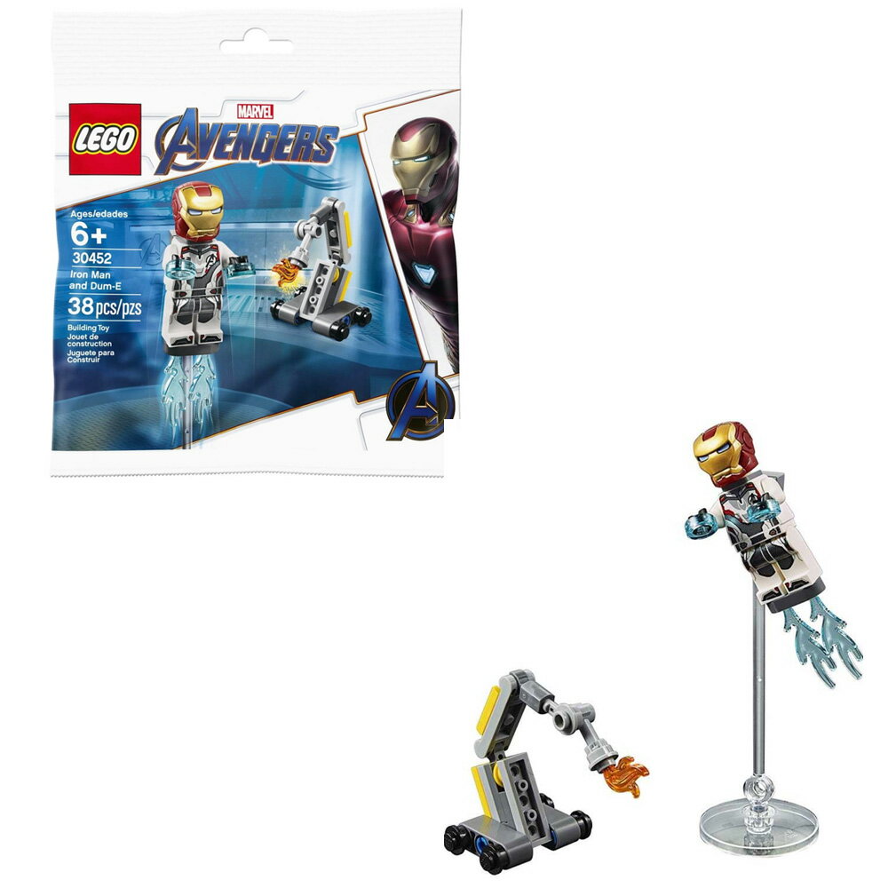 LEGO 樂高 袋裝 復仇者聯盟 4 Iron Man and Dum-E 鋼鐵人 30452