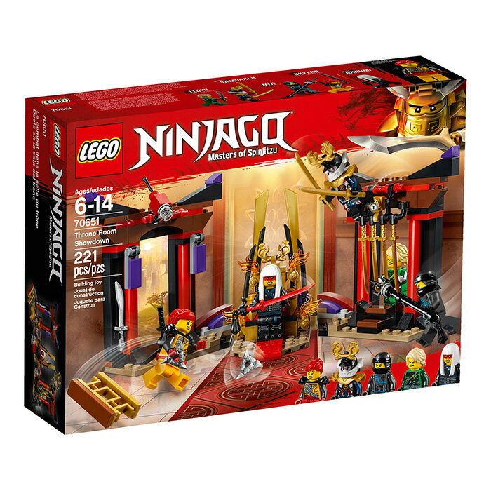 LEGO 樂高 NINJAGO 旋風忍者系列 70651 王座室決戰 【鯊玩具Toy Shark】