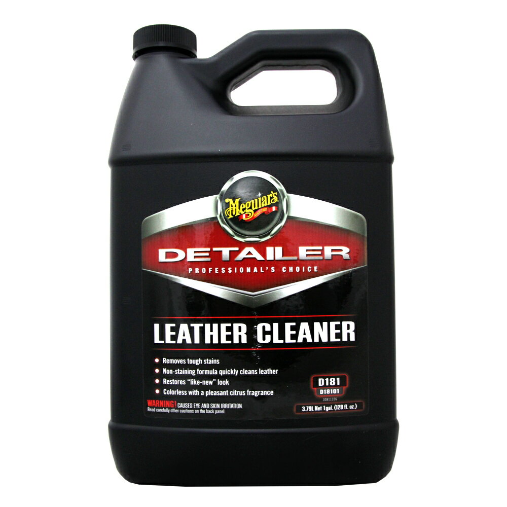 Meguiar's Leather Cleaner 美光 專業皮革清潔劑 D18101【APP下單4%點數回饋】
