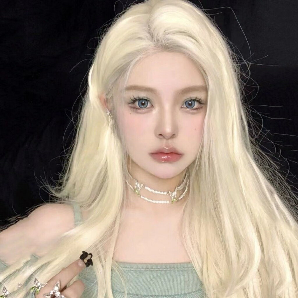 ✨️假髮✨️ 中分假頭女長髮黑長直髮2023年時尚新款無劉海假頭套自然全頭套式