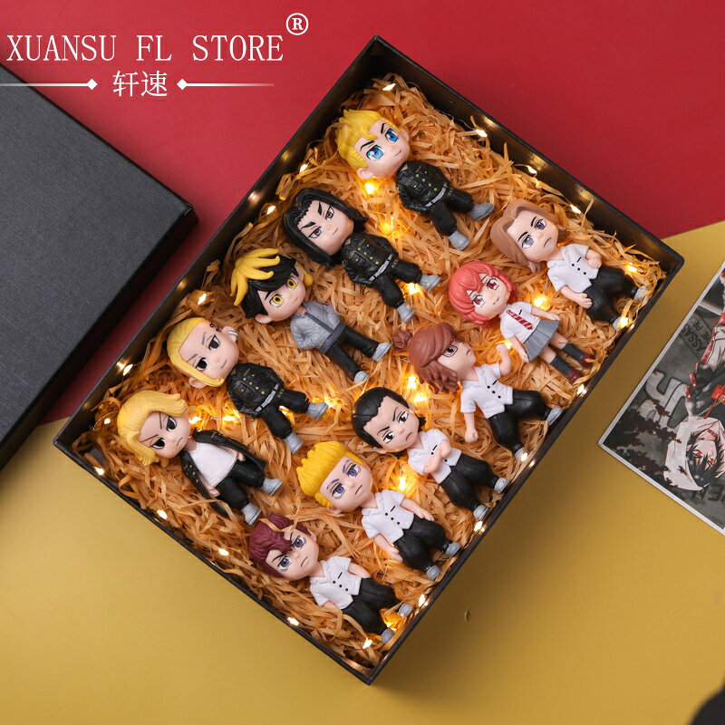 特惠新品！！！東京復仇者手辦mikey龍堅佐野萬次郎動漫擺件模型公仔生日禮物