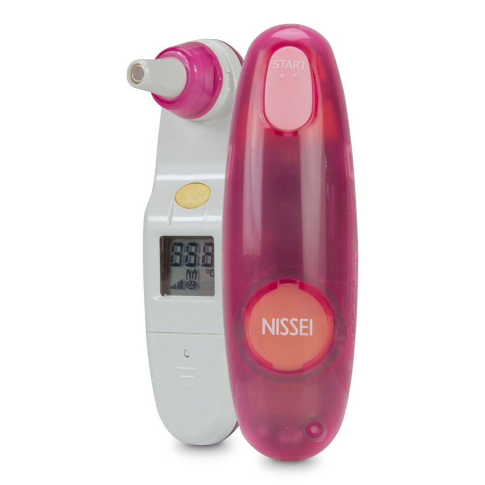 【誠意中西藥局】咪寶二代耳溫槍-NISSEI MT-30CPLB(藍) NISSEI MT-30CPLR(紅) 1