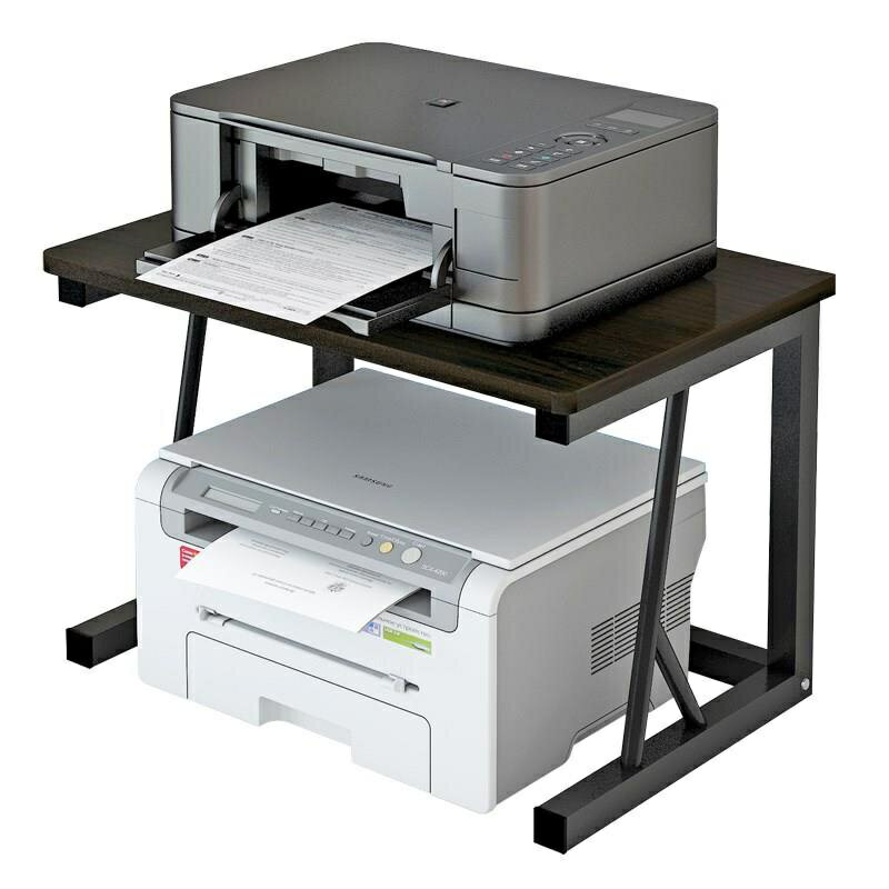 印表機置物架桌面簡約小型印表機書架收納架桌上影印機層架帶抽屜