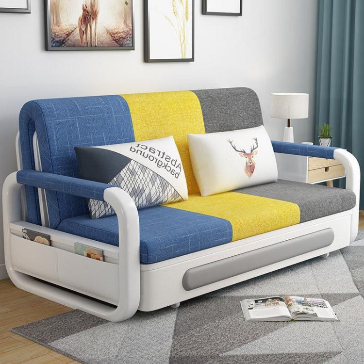 沙發床可折疊家用小戶型客廳多功能布藝陽臺書房單雙人租房小沙發