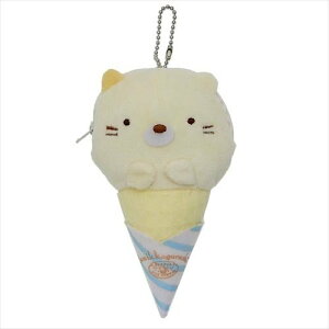 日貨 吊飾 角落小夥伴 貓咪 零錢包 冰淇淋 娃娃 玩偶 Sumiko 角落生物 正版 J00015158